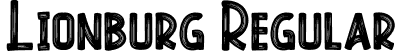 Lionburg Regular font - Lionburg.otf