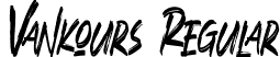 Vankours Regular font - Vankours.ttf