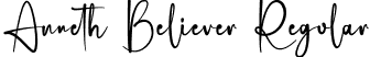 Anneth Believer Regular font - Anneth Believer.otf