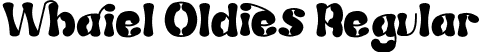 Whaiel Oldies Regular font - Whaiel-Oldies.ttf