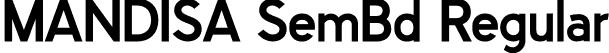 MANDISA SemBd Regular font - MANDISA-SemiBold.otf