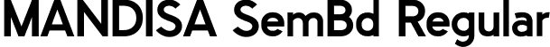 MANDISA SemBd Regular font - MANDISA-SemiBold.ttf