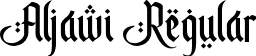 Aljawi Regular font - Aljawi.otf