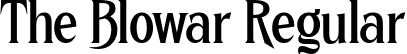 The Blowar Regular font - theblowarregular-d91mz.ttf