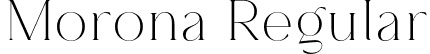 Morona Regular font - Morona.otf