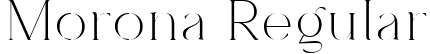 Morona Regular font - Morona.ttf