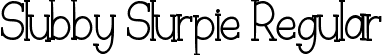 Slubby Slurpie Regular font - Slubby Slurpie.ttf