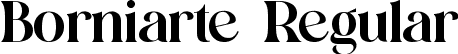 Borniarte Regular font - Borniarte.ttf