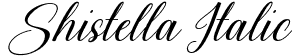 Shistella Italic font - Shistella Italic.otf