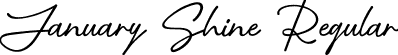 January Shine Regular font - JanuaryShine-ZVREm.ttf