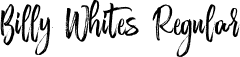 Billy Whites Regular font - billy-whites.otf