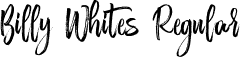 Billy Whites Regular font - billy-whites.ttf