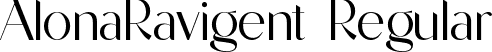 AlonaRavigent Regular font - AlonaRavigent.ttf