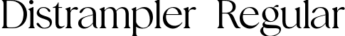 Distrampler Regular font - Distrampler.ttf