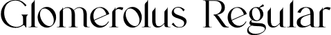 Glomerolus Regular font - Glomerolus.otf