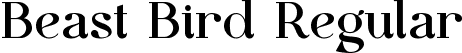 Beast Bird Regular font - Beastbird.ttf