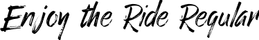 Enjoy the Ride Regular font - EnjoytheRide-Regular.otf