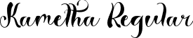 Kametha Regular font - Kametha TTF Personal.ttf