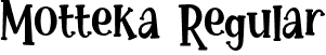 Motteka Regular font - Motteka.otf