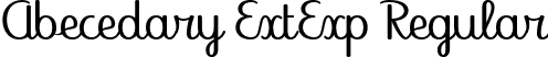 Abecedary ExtExp Regular font - Abecedary-ExtraExpanded.ttf