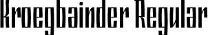 Kroegbainder Regular font - Kroegbainder.otf