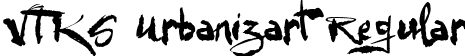 VTKS Urbanizart Regular font - VTKS Urbanizart.ttf