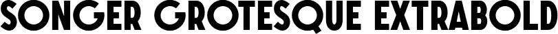 SONGER Grotesque ExtraBold font - SONGER™_G_ExtraBold.otf