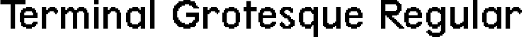 Terminal Grotesque Regular font - terminal-grotesque.ttf