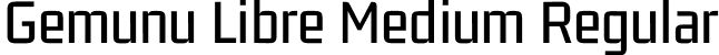 Gemunu Libre Medium Regular font - GemunuLibre-Medium.otf
