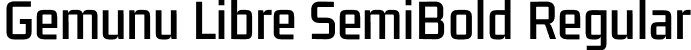Gemunu Libre SemiBold Regular font - GemunuLibre-SemiBold.otf