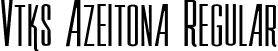 Vtks Azeitona Regular font - Vtks-Azeitona.ttf