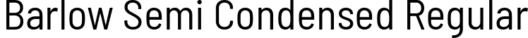 Barlow Semi Condensed Regular font - BarlowSemiCondensed-Regular.ttf