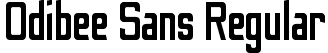 Odibee Sans Regular font - OdibeeSans-Regular.ttf