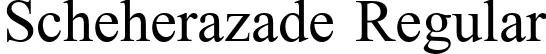 Scheherazade Regular font - Scheherazade-Regular.ttf