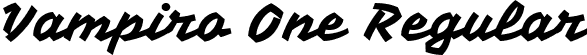 Vampiro One Regular font - VampiroOne-Regular.ttf