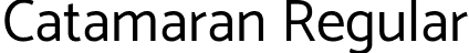 Catamaran Regular font - Catamaran-Regular.ttf