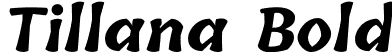 Tillana Bold font - tillana-bold.ttf