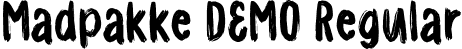 Madpakke DEMO Regular font - madpakkeDEMO.otf