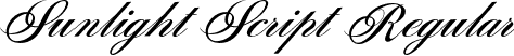 Sunlight Script Regular font - sunlight-script-free.otf