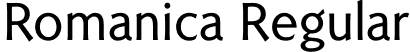 Romanica Regular font - Romanica.ttf