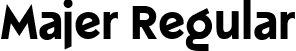 Majer Regular font - Majer.ttf