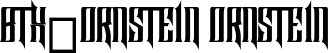 BTX-ORNSTEIN ORNSTEIN font - BTX-ORNSTEIN.otf