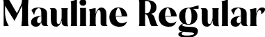 Mauline Regular font - mauline.otf