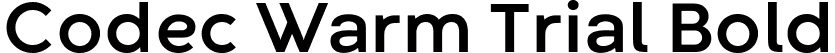 Codec Warm Trial Bold font - Codec-Warm-Bold-trial.ttf