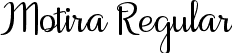 Motira Regular font - Motira Regular.otf