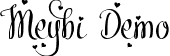 Meybi Demo font - Meybi Demo.ttf