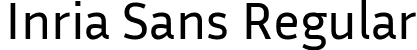 Inria Sans Regular font - InriaSans-Regular.ttf