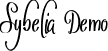 Sybelia Demo font - Sybelia Demo.ttf