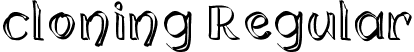 cloning Regular font - cloning.ttf