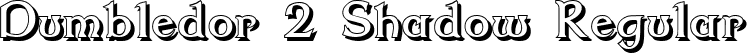 Dumbledor 2 Shadow Regular font - dum2shad.ttf